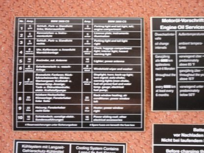 32 BMW E9 Aufkleber Set Motorraum 2_8_CS – Bild 2